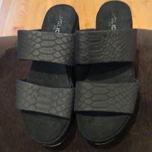 Adorable J Slides sandal